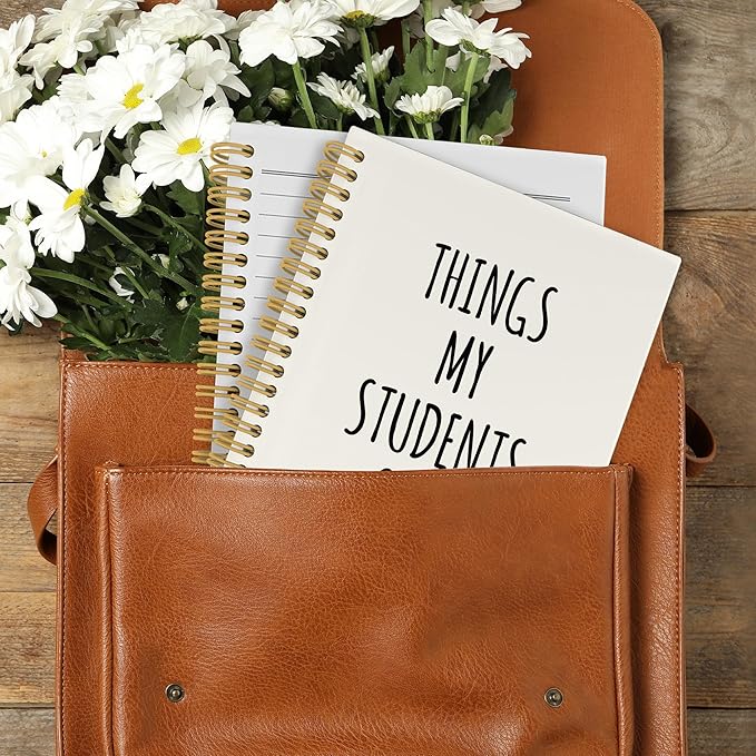 CUANFDDSF Teachers Appreciation Gifts Notebook, Back to School Teacher Gifts Journal Notebooks for Note Taking,Writing Pads，Thank You Teacher Gift Hardcover Spiral Notebook 5.5x8.3 Inch