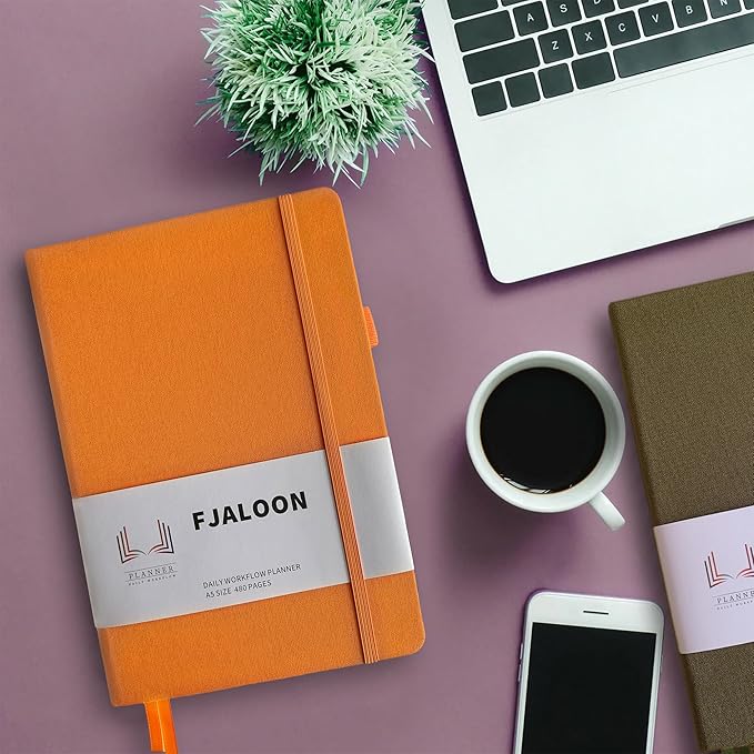 ADHD Planners, ADHD Planner for Adults Undated, Organize Your Days 2026 Keep Focus and Goal Setting (Light Orange)