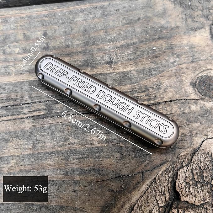 EDC Fidget Slider Fidget Toy Adult Stress Relief Metal Rotation Push Pull ADHD Recreational Fidget Toy Tactile Coin Fritter