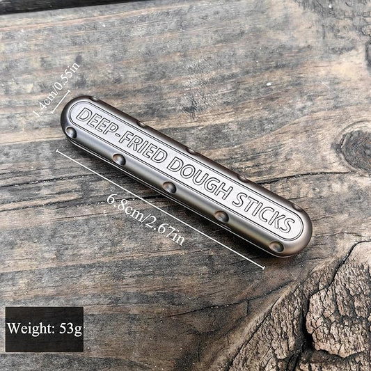 EDC Fidget Slider Fidget Toy Adult Stress Relief Metal Rotation Push Pull ADHD Recreational Fidget Toy Tactile Coin Fritter