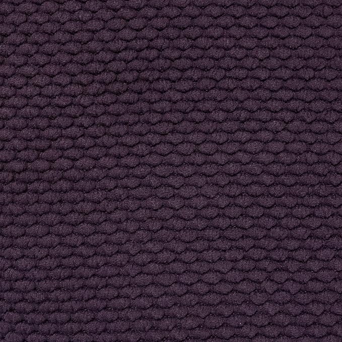 Sweet Home Collection Cushion Memory Foam Chair Pads Honeycomb Nonslip Back Seat Cover 16" x 16" 4 Pack Eggplant Purple