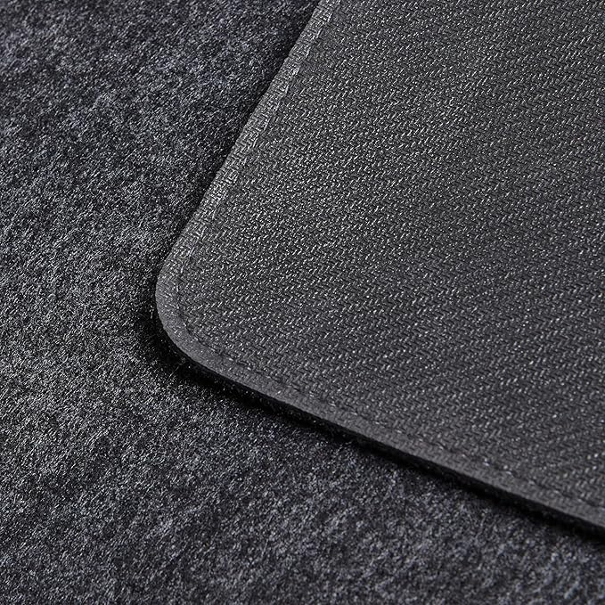 Premium Felt Desk Mat | Large 15.75" x 36" | Multifunctional Desk Pad for Home Office | Dark Gray