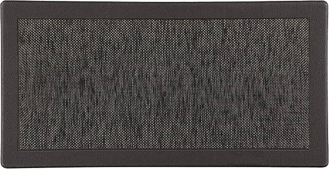 J&V TEXTILES Hillside Oversized Oil- and Stain-Resistant Anti-Fatigue Kitchen Mat (Single Espresso)*