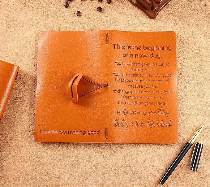 FYSIA Inspirational Christmas Gift for Daughter,Son,Niece,Cousin,Brother,Nurse,Sister,Friend-Birthday Gift,Graduation Gift,Back to School Gift-Refillable Photo Diary Journal Notebook